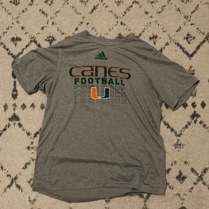 Adidas miami football short sleeved shirts